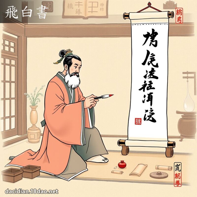 飞白书 - 国语大辞典配图