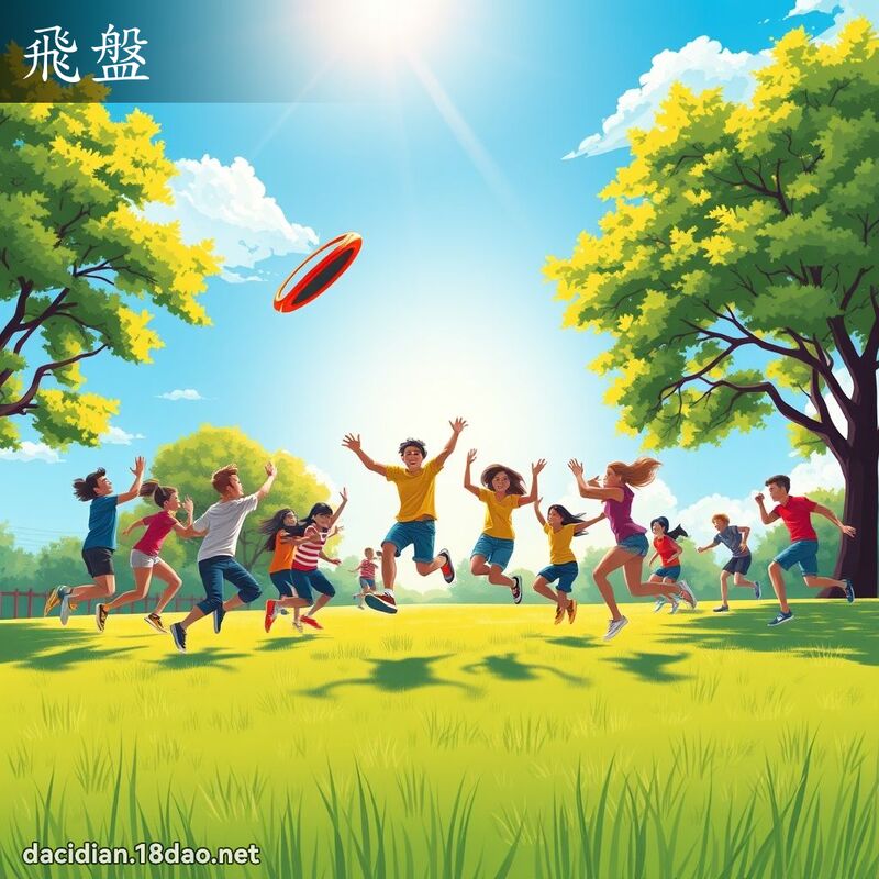 飛盤 - 國語大辭典配圖