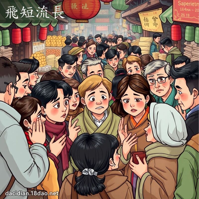飛短流長 - 國語大辭典配圖