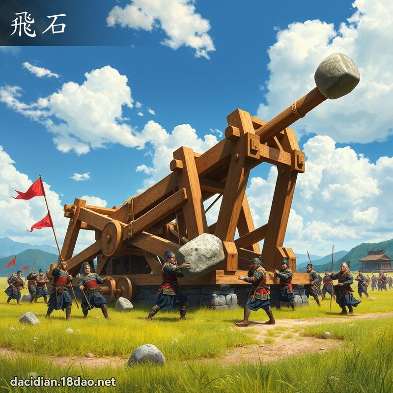 飛石 - 國語大辭典配圖
