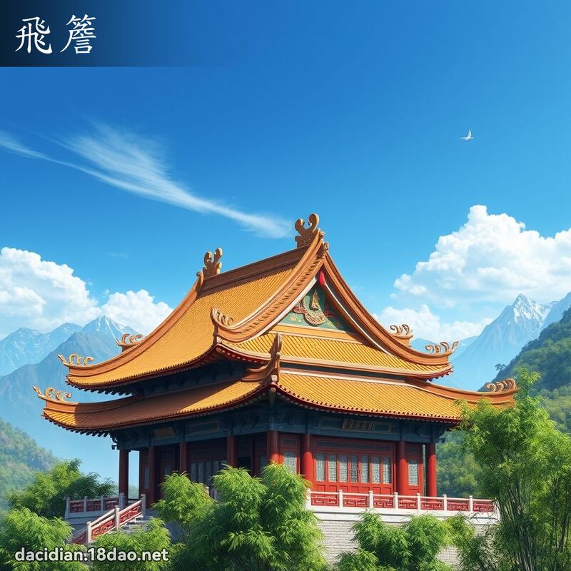 飛簷 - 國語大辭典配圖