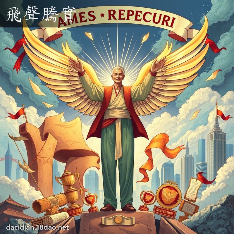 飛聲騰實 - 國語大辭典配圖