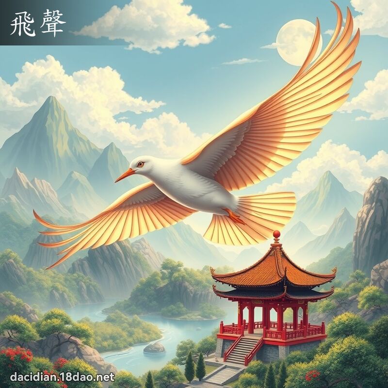 飞声 - 国语大辞典配图