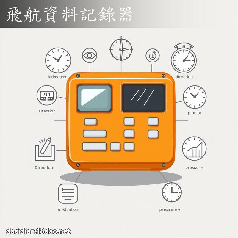 飛航資料記錄器 - 國語大辭典配圖