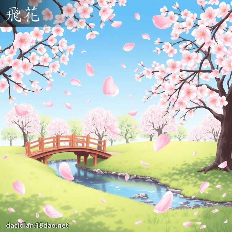 飞花 - 国语大辞典配图