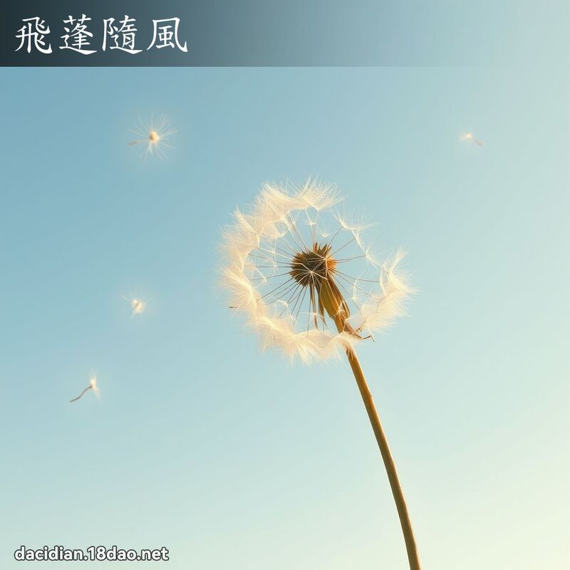 飛蓬隨風 - 國語大辭典配圖