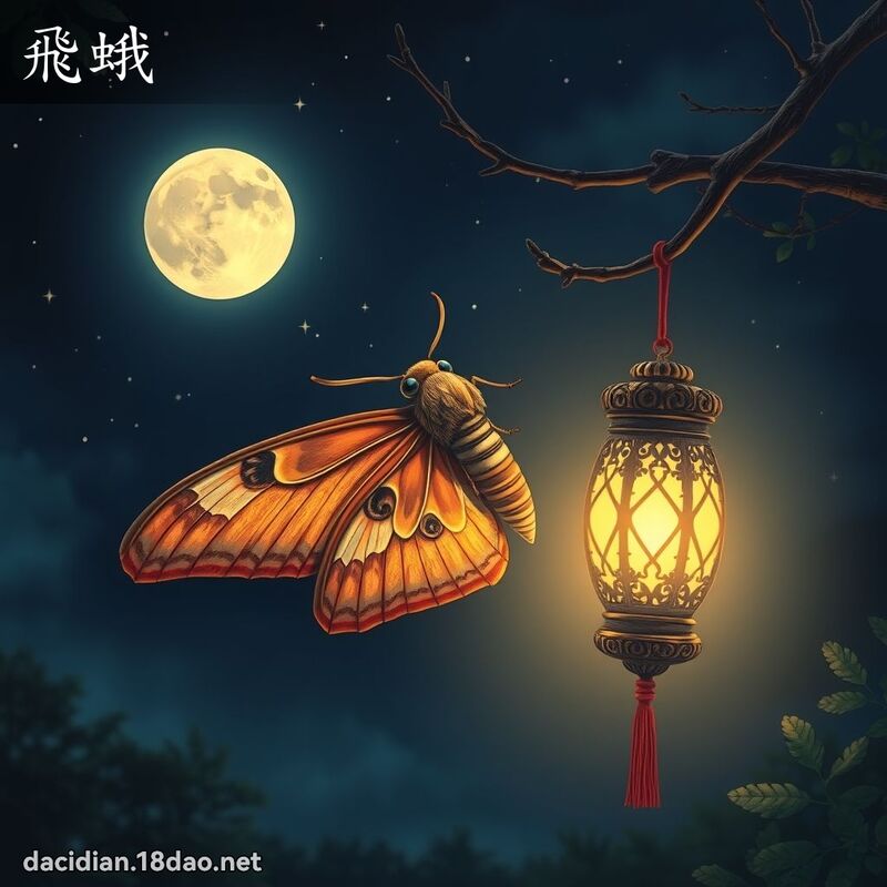 飞蛾 - 国语大辞典配图