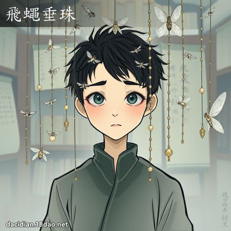 飛蠅垂珠 - 國語大辭典配圖