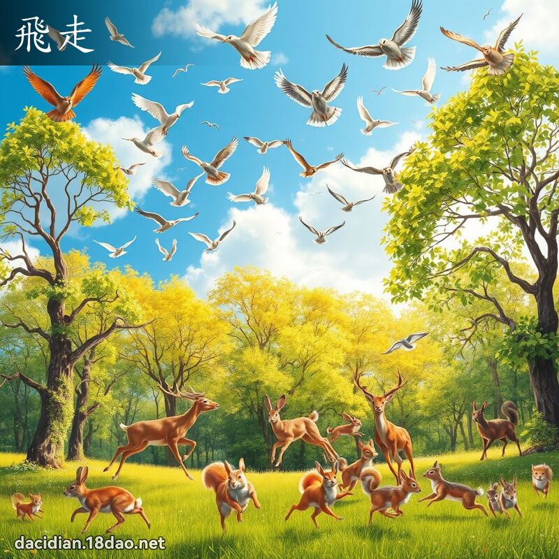飛走 - 國語大辭典配圖