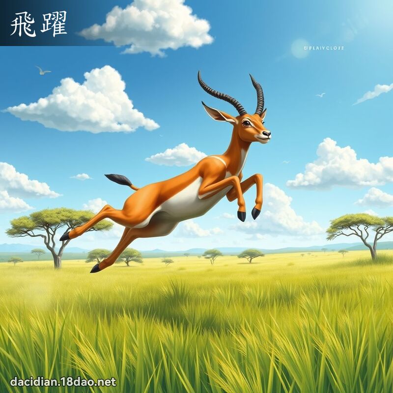 飞跃 - 国语大辞典配图