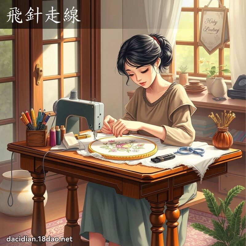 飞针走线 - 国语大辞典配图