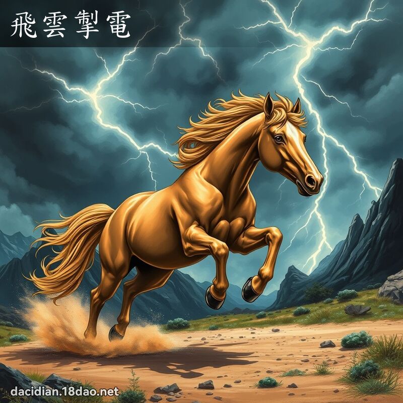 飞云掣电 - 国语大辞典配图