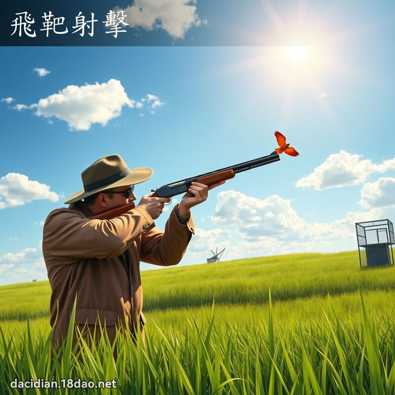 飛靶射擊 - 國語大辭典配圖