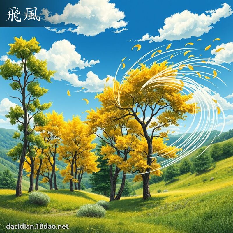 飛風 - 國語大辭典配圖