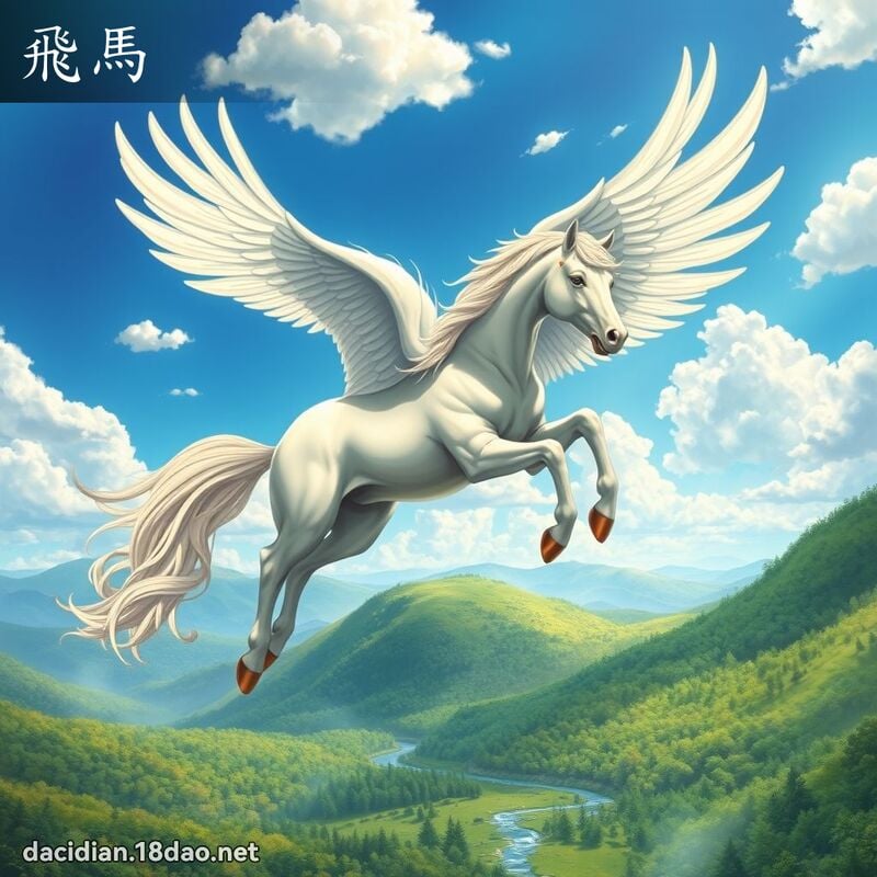 飛馬 - 國語大辭典配圖