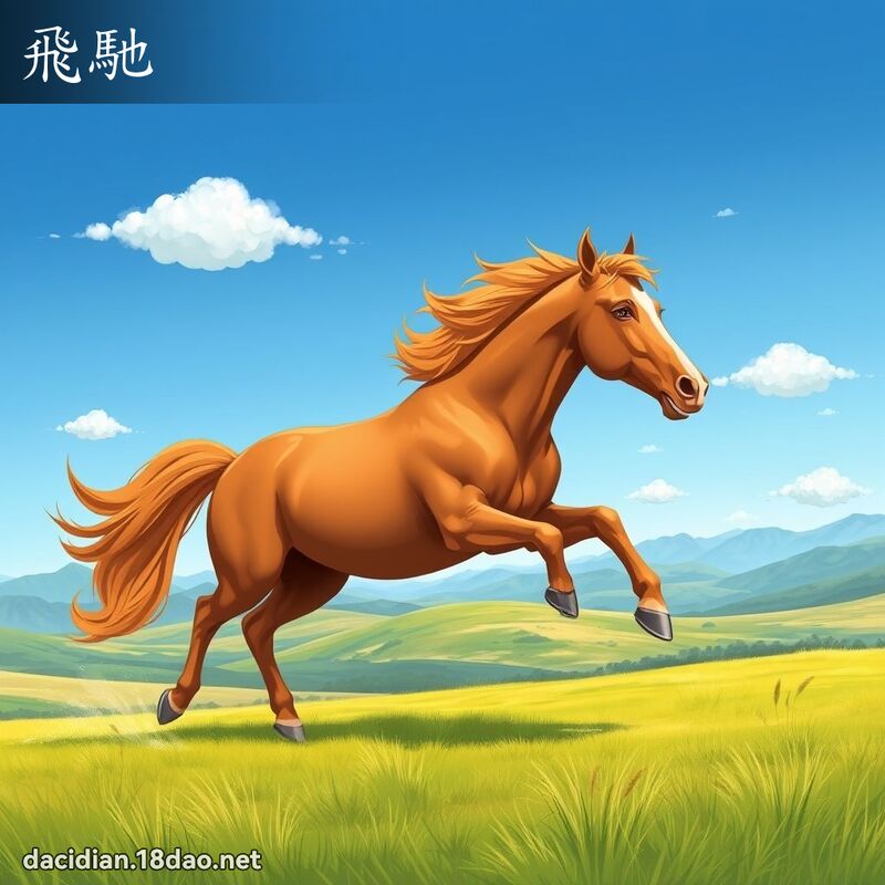 飛馳 - 國語大辭典配圖