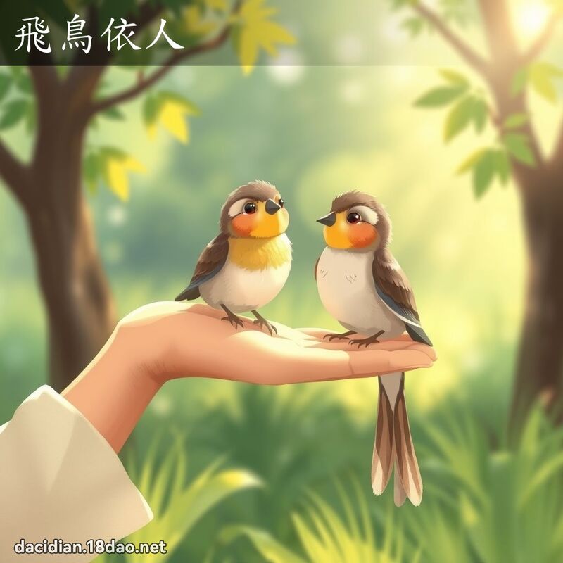 飛鳥依人 - 國語大辭典配圖
