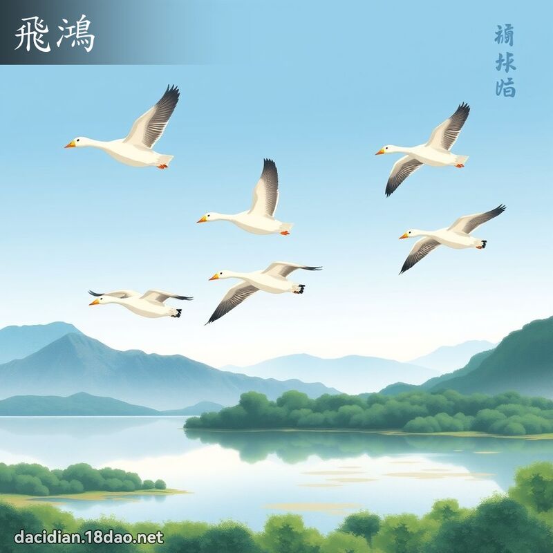 飞鸿 - 国语大辞典配图