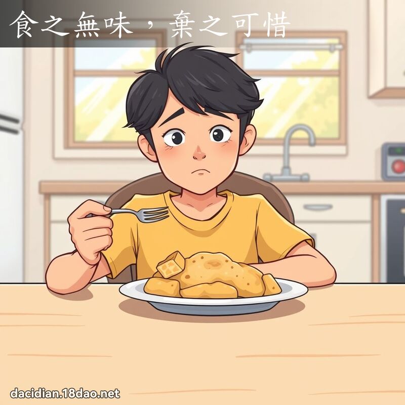 食之無味，棄之可惜 - 國語大辭典配圖