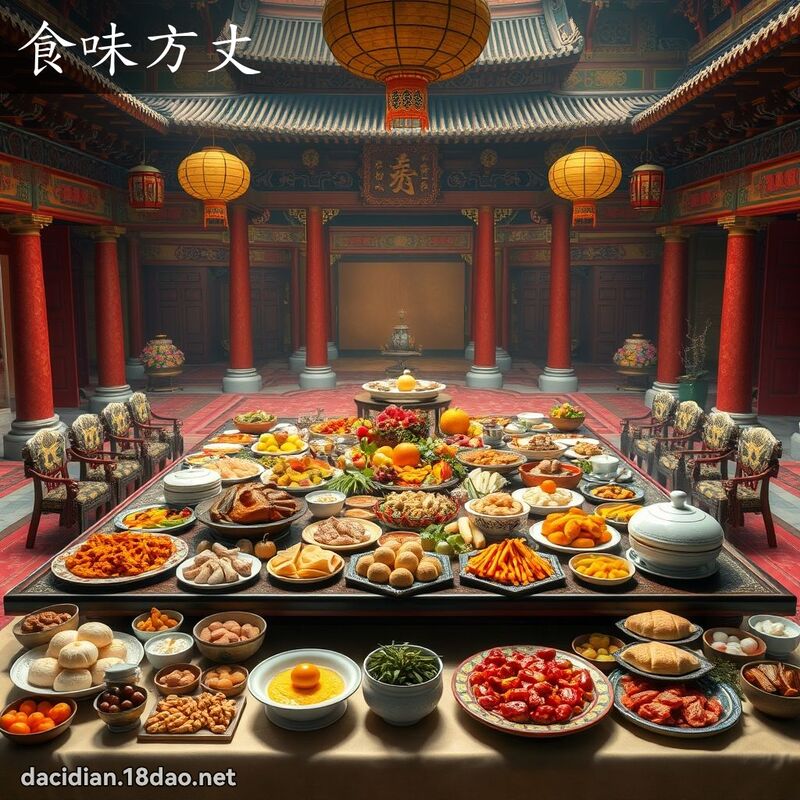 食味方丈 - 國語大辭典配圖