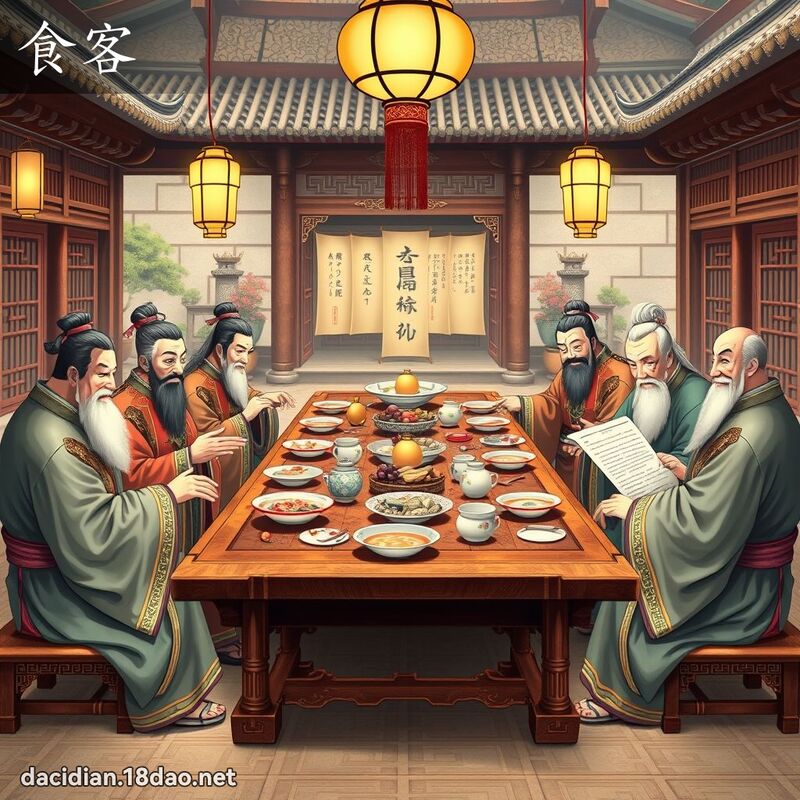 食客 - 国语大辞典配图