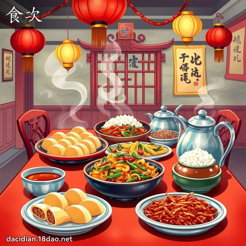 食次 - 国语大辞典配图