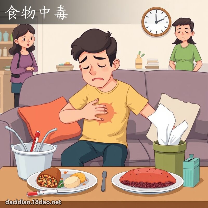 食物中毒 - 国语大辞典配图