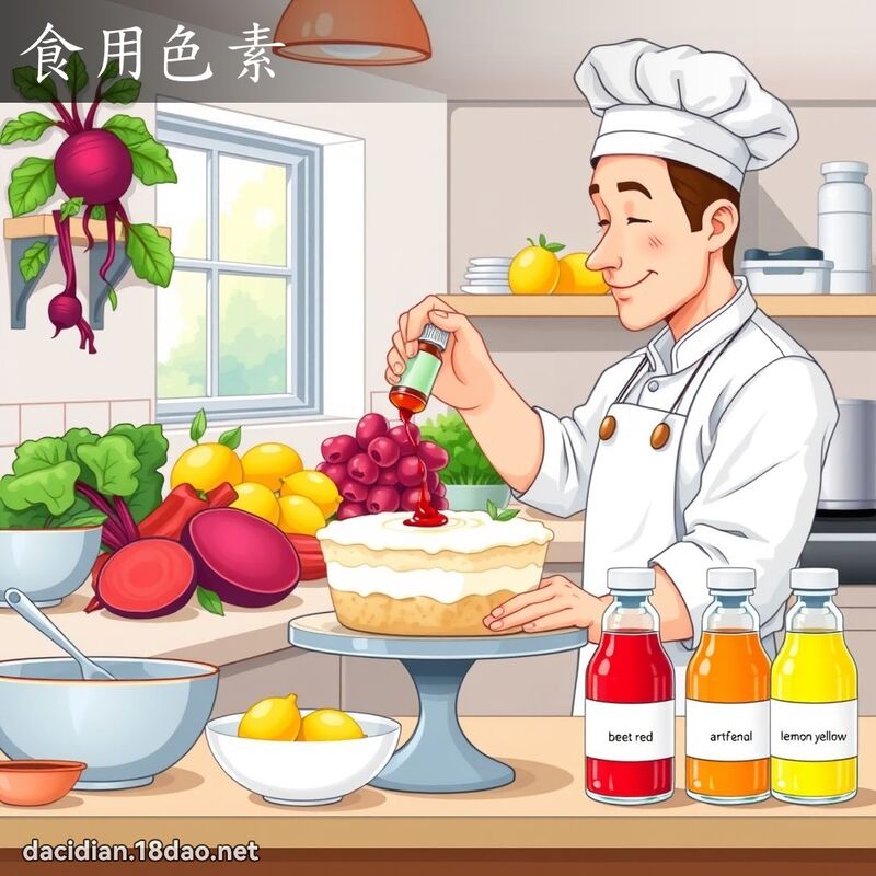 食用色素 - 国语大辞典配图