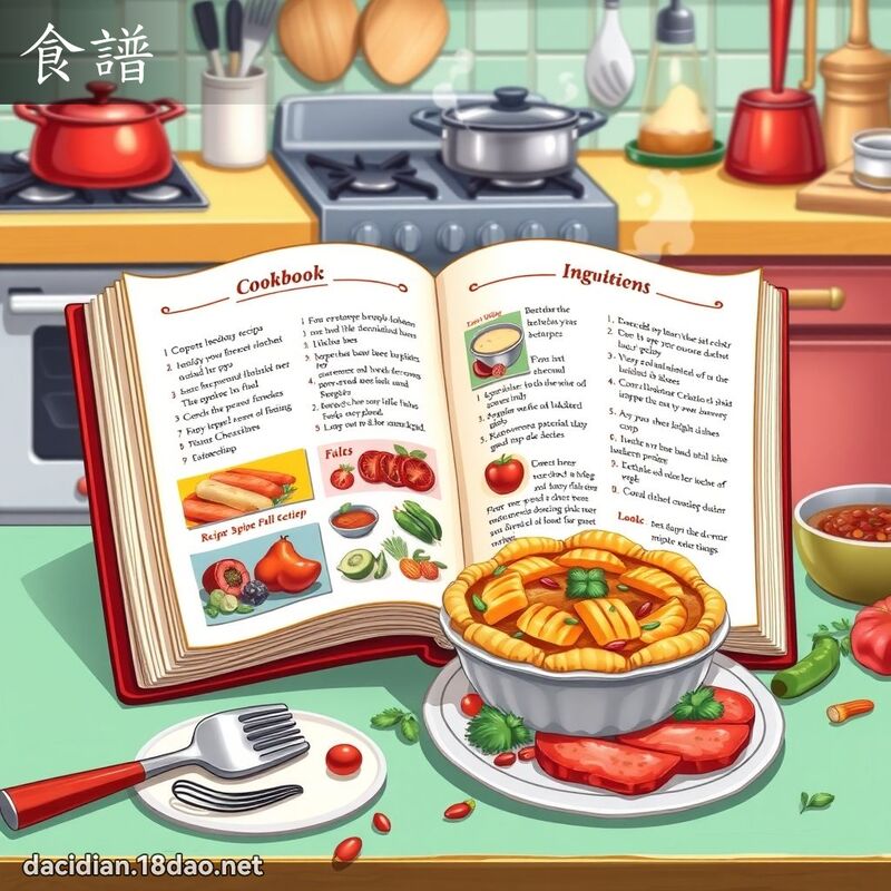 食谱 - 国语大辞典配图