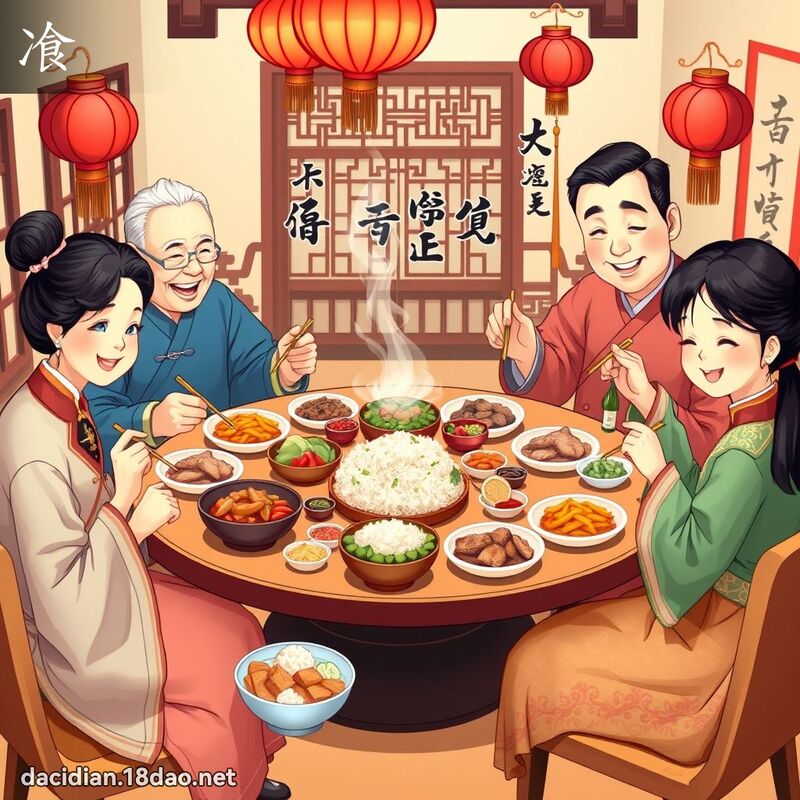 飡 - 國語大辭典配圖
