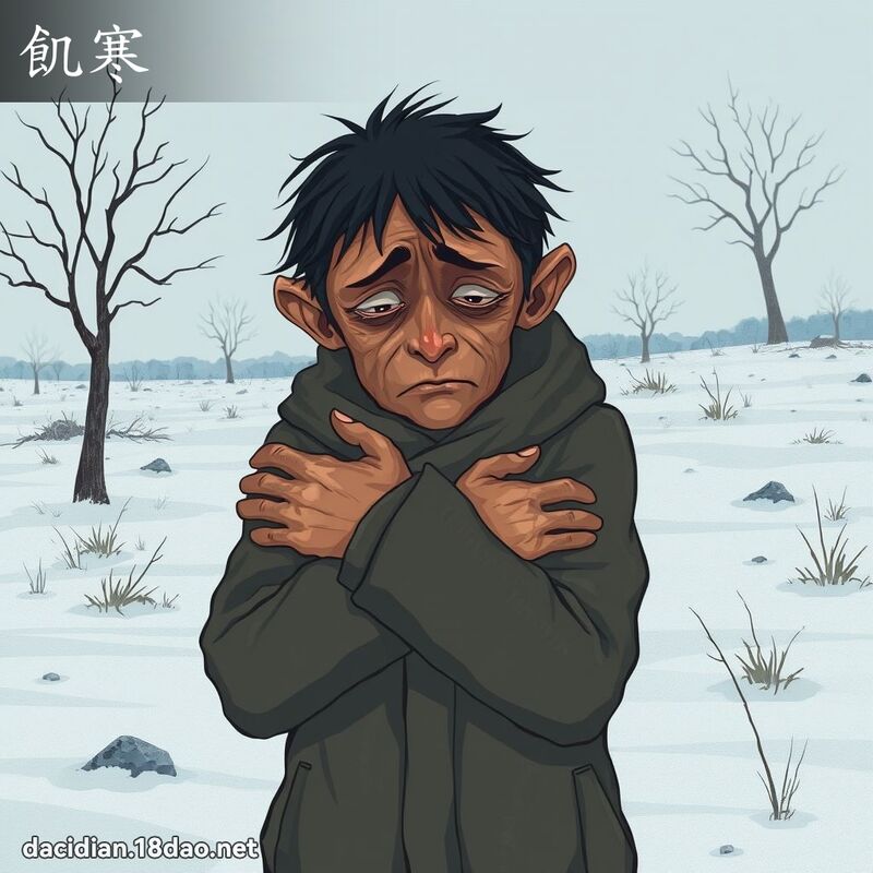 飢寒 - 国语大辞典配图