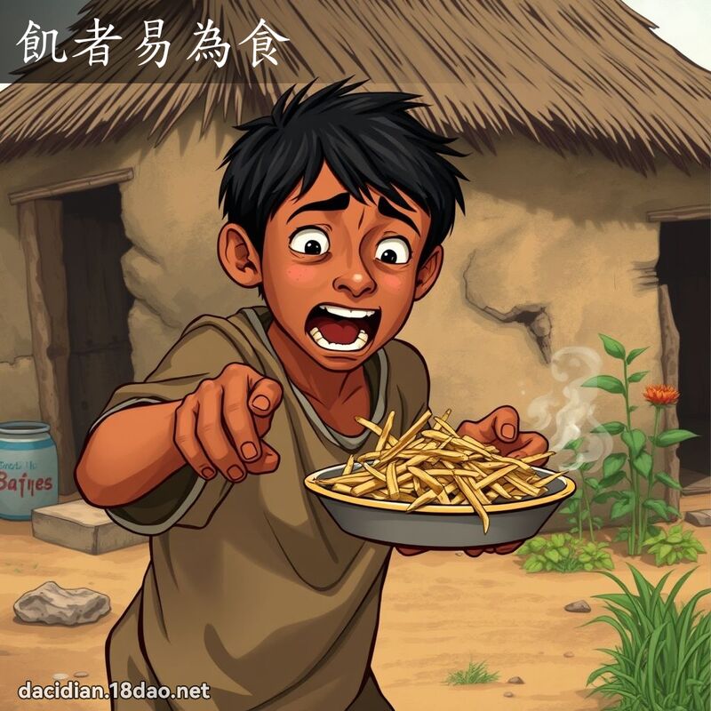 飢者易為食 - 國語大辭典配圖