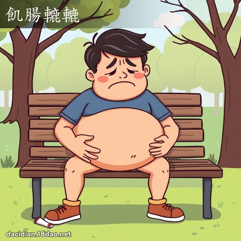 飢腸轆轆 - 國語大辭典配圖