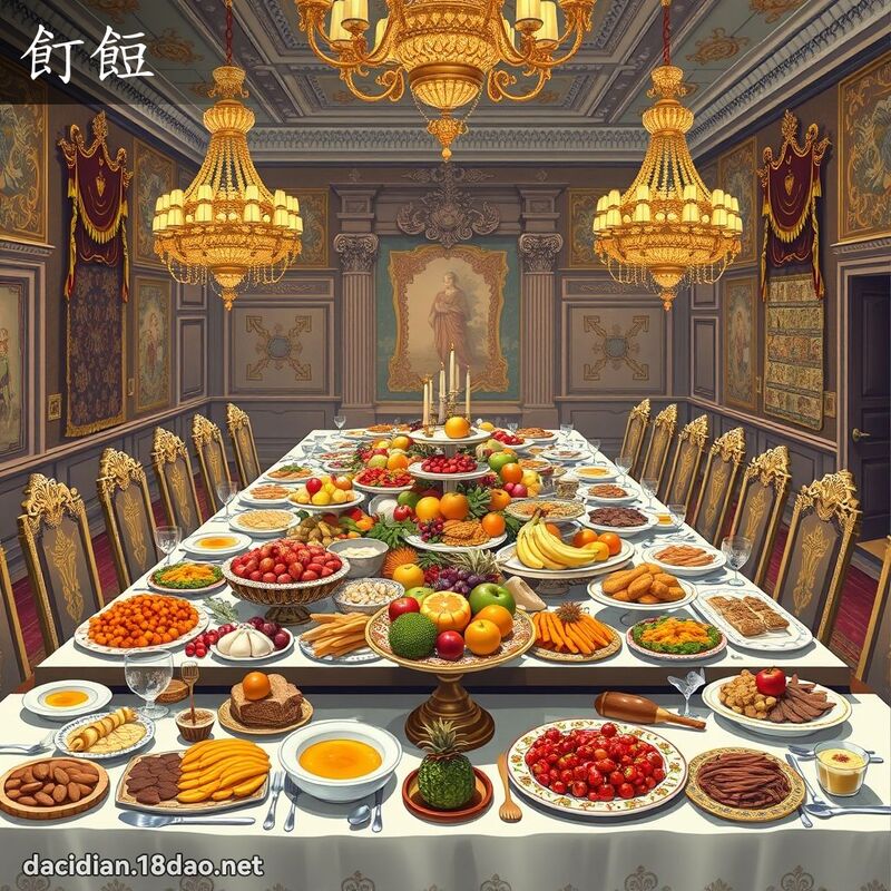 飣餖 - 国语大辞典配图