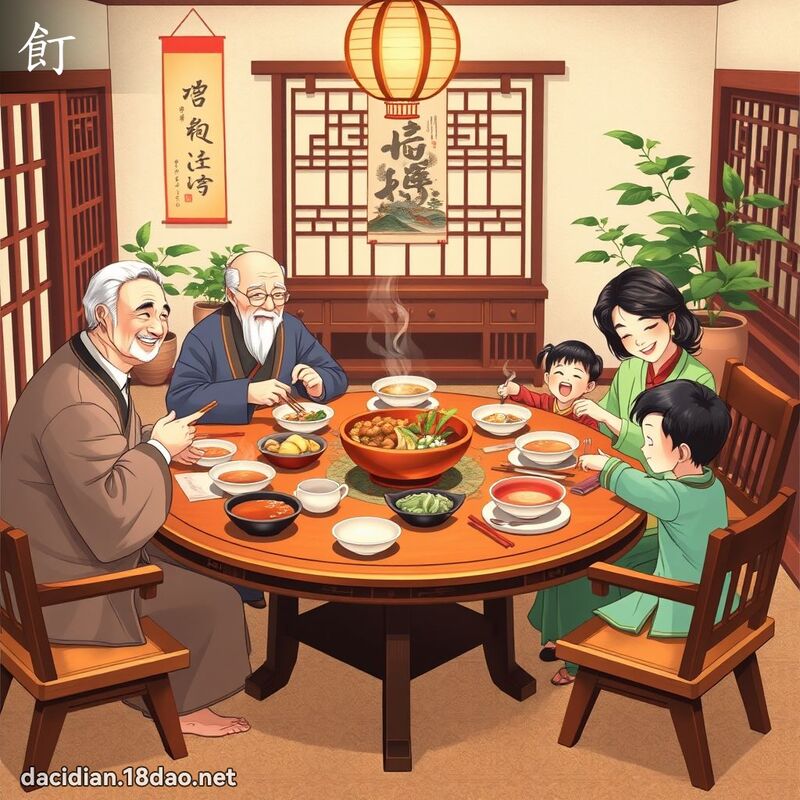 飣 - 国语大辞典配图