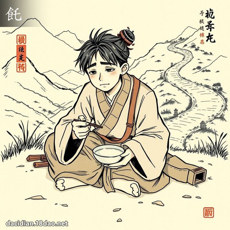 飥 - 国语大辞典配图