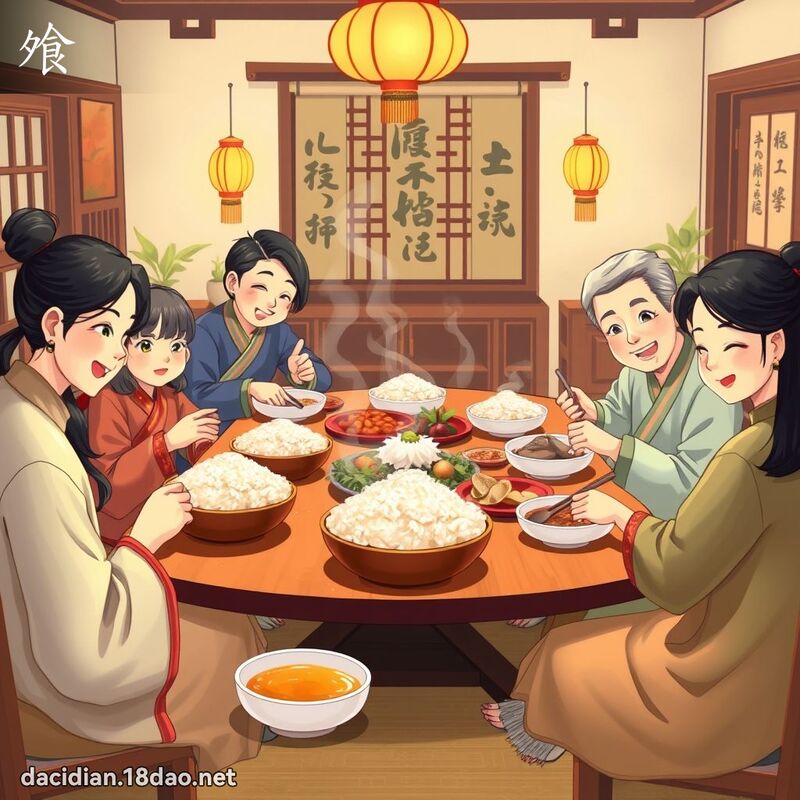 飧 - 國語大辭典配圖