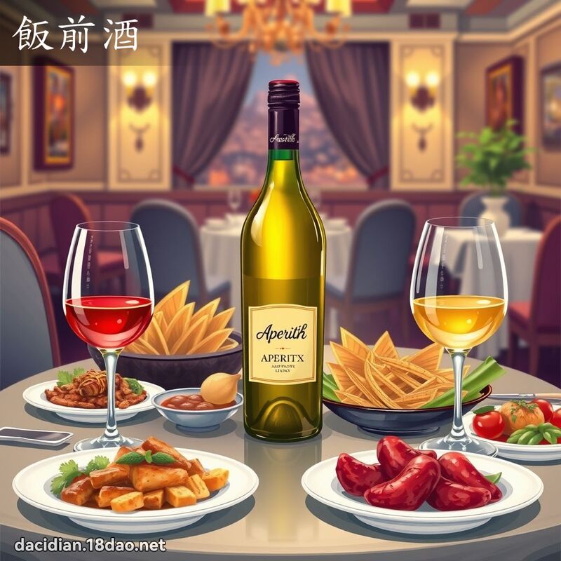 飯前酒 - 國語大辭典配圖