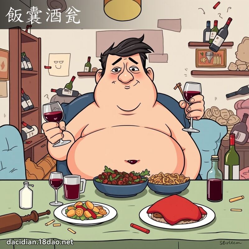 饭囊酒瓮 - 国语大辞典配图