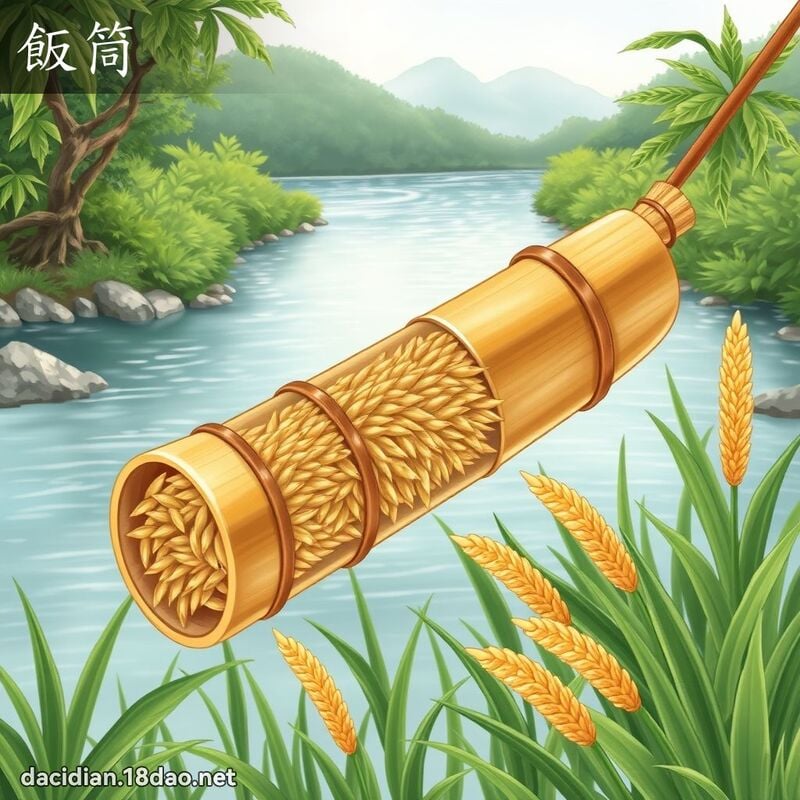饭筒 - 国语大辞典配图