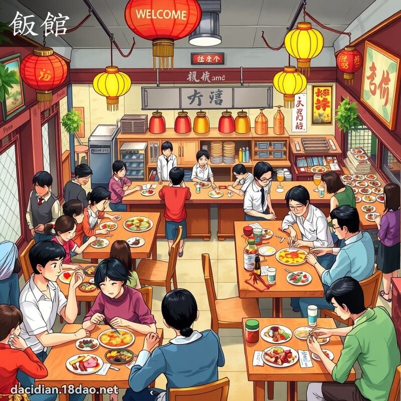 飯館 - 國語大辭典配圖