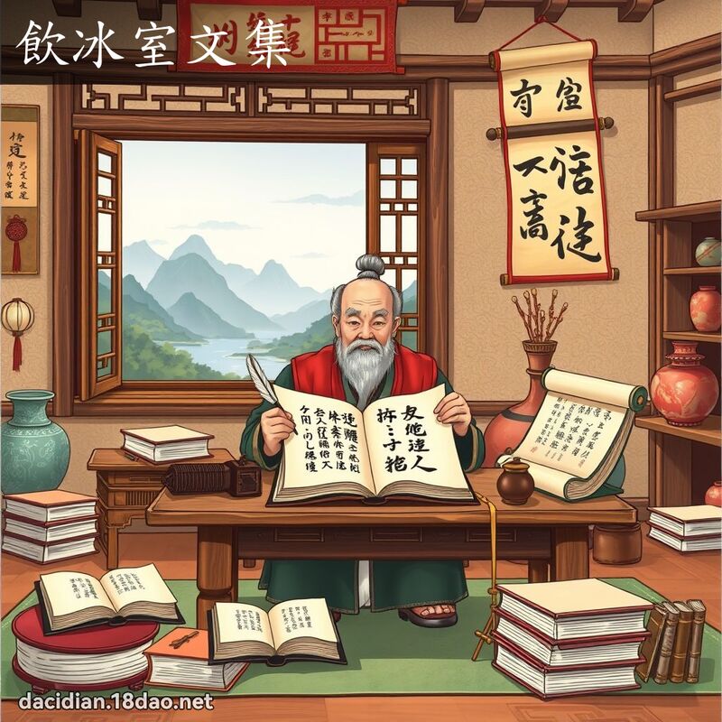飲冰室文集 - 國語大辭典配圖