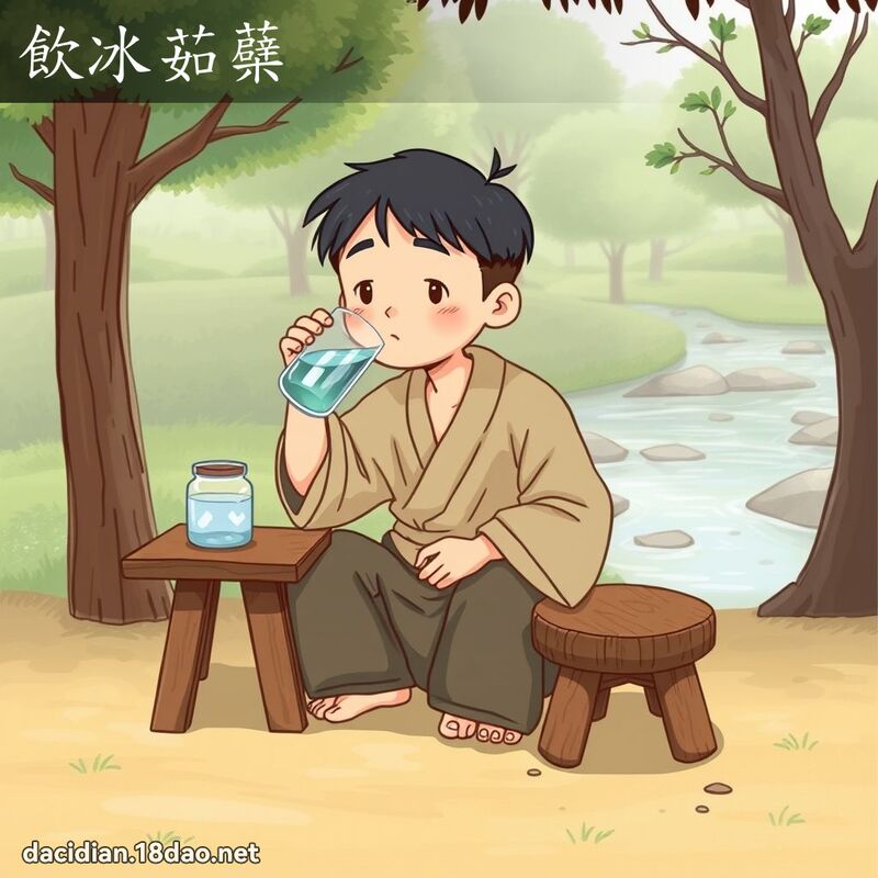 飲冰茹蘗 - 國語大辭典配圖