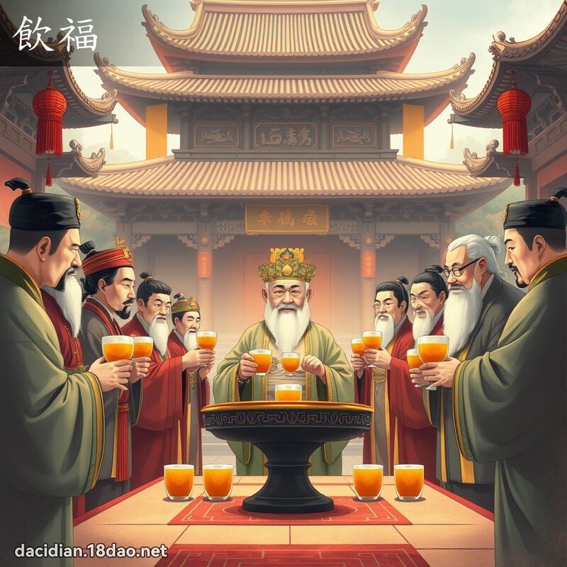 飲福 - 國語大辭典配圖