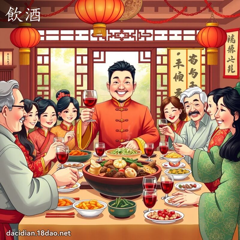 饮酒 - 国语大辞典配图
