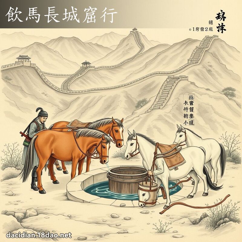 飲馬長城窟行 - 國語大辭典配圖