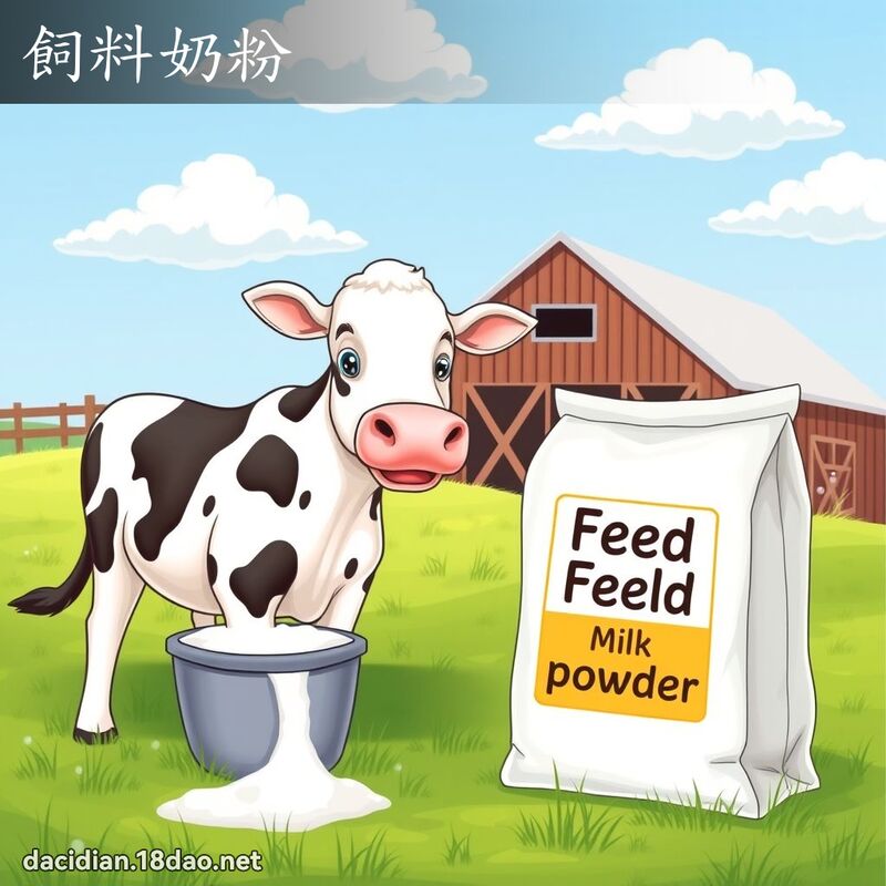饲料奶粉 - 国语大辞典配图