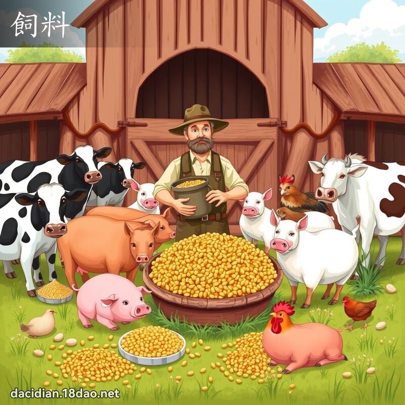 飼料 - 國語大辭典配圖