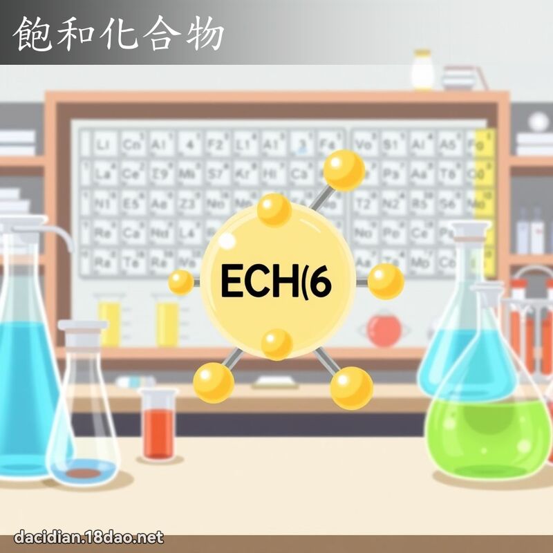 飽和化合物 - 國語大辭典配圖
