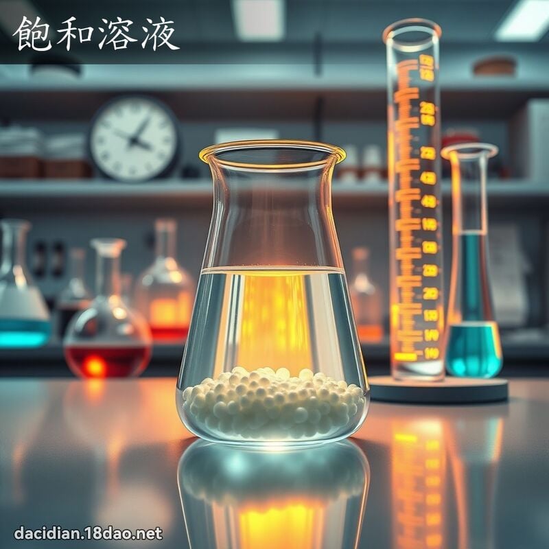 饱和溶液 - 国语大辞典配图